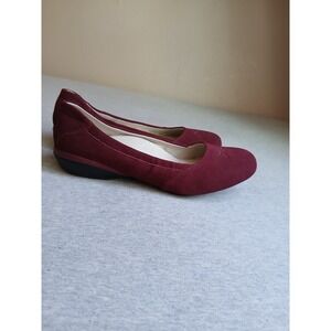 Kuru Shoes 8 Slip On Flat Loafer Capsule Office Comfort Everyday Burgundy